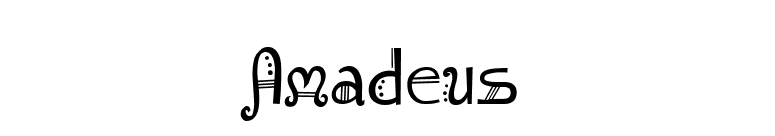 Amadeus font preview