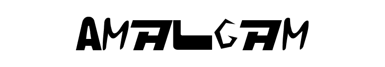 Amalgam font preview