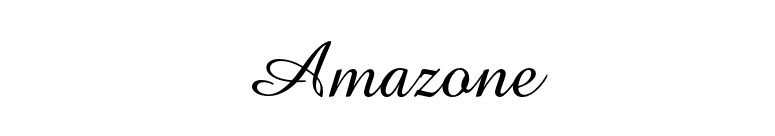 Amazone font preview
