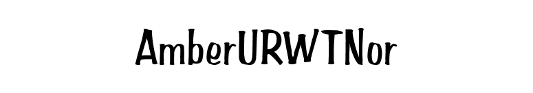 AmberURWTNor font preview