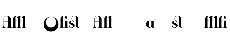 Ambroise Alternates Demi font preview