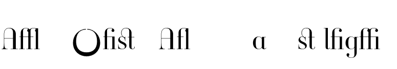 Ambroise Alternates Light font preview