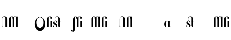 Ambroise Firmin Alternates Demi font preview
