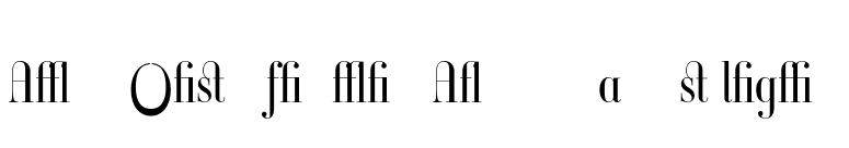 Ambroise Firmin Alternates Light font preview