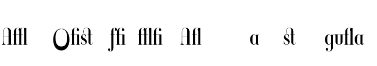 Ambroise Firmin Alternates Regular font preview