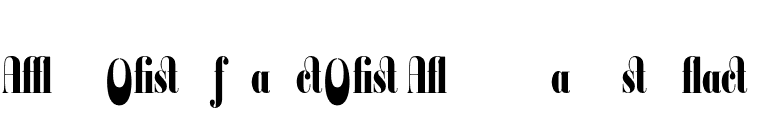 Ambroise Francois Alternates Black font preview