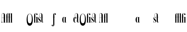 Ambroise Francois Alternates Demi font preview
