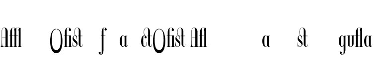 Ambroise Francois Alternates Regular font preview