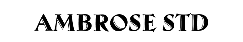Ambrose Std font preview