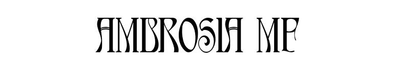 Ambrosia MF font preview