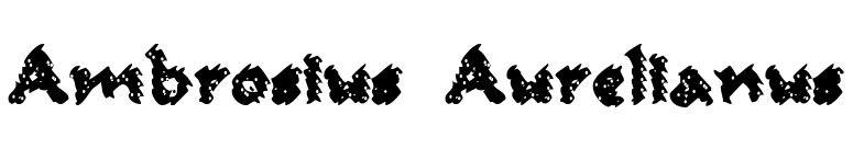 Ambrosius Aurelianus font preview