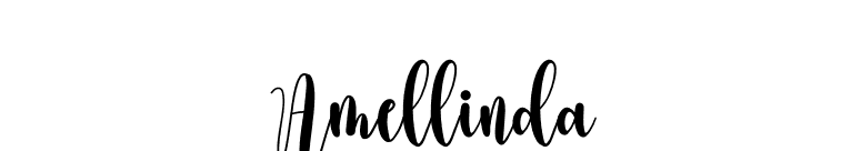 Amellinda font preview