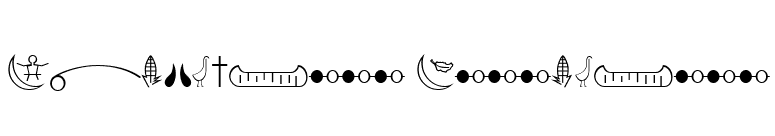 American Indian font preview