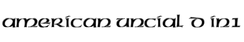American Uncial D In1 font preview