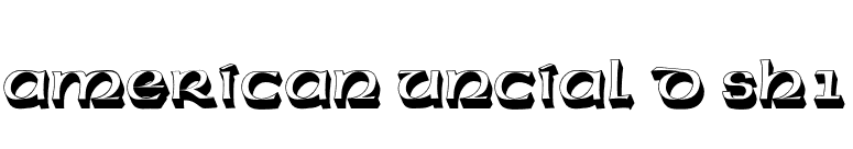 American Uncial D Sh1 font preview