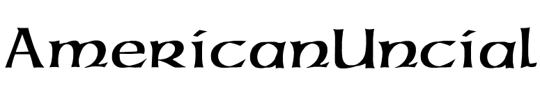 AmericanUncial font preview