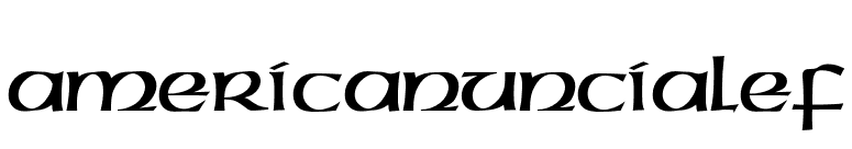 AmericanUncialEF font preview