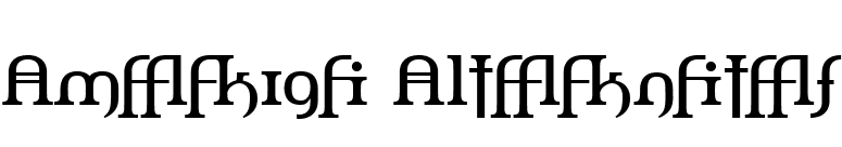 Amerika Alternates font preview