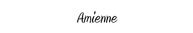 Amienne font preview