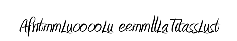 Amienne Ligatures font preview