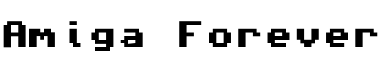 Amiga Forever font preview