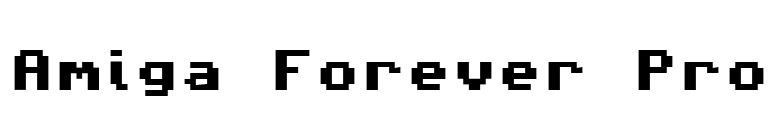 Amiga Forever Pro font preview
