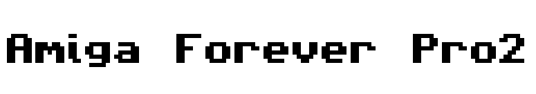 Amiga Forever Pro2 font preview
