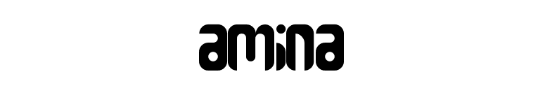 Amina font preview