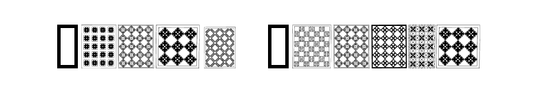 Amish Quilts font preview