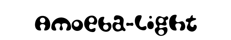 Amoeba-Light font preview