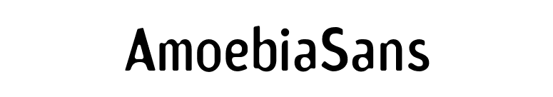 AmoebiaSans font preview