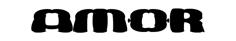 amor font preview