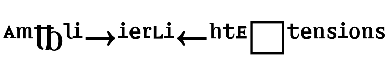 AmplifierLightExtensions font preview