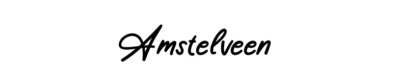 Amstelveen font preview