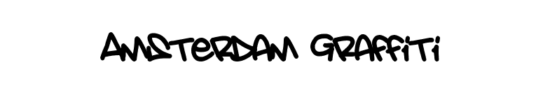 Amsterdam Graffiti font preview