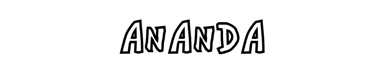 ananda font preview