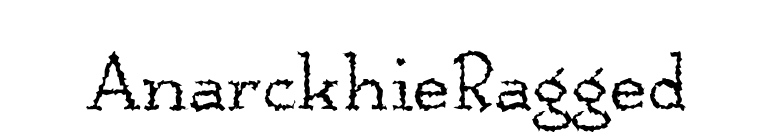 AnarckhieRagged font preview