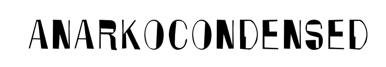 AnarkoCondensed font preview