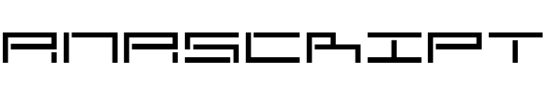 AnaScript font preview
