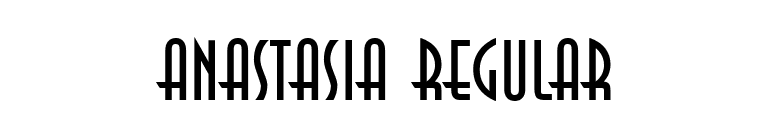 Anastasia Regular font preview