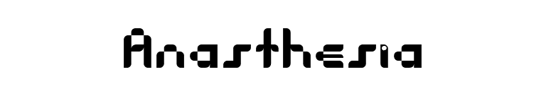 Anasthesia font preview
