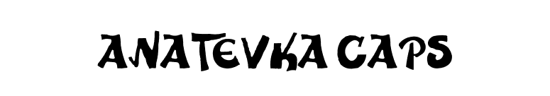 Anatevka Caps font preview