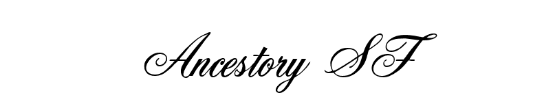 Ancestory SF font preview