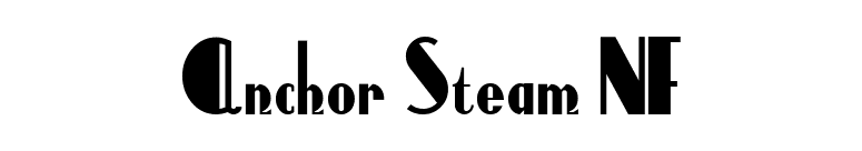 Anchor Steam NF font preview