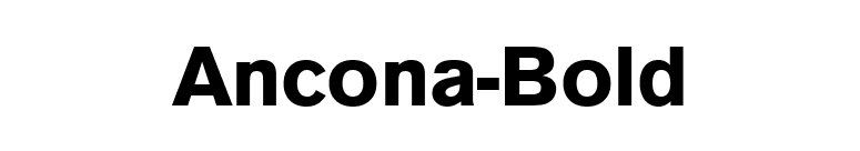 Ancona-Bold font preview