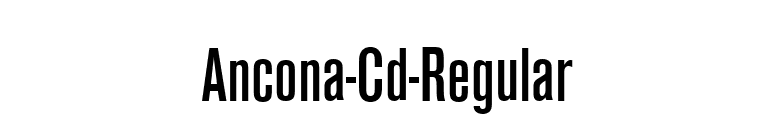 Ancona-Cd-Regular font preview