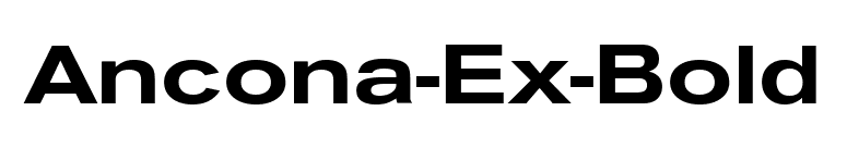 Ancona-Ex-Bold font preview
