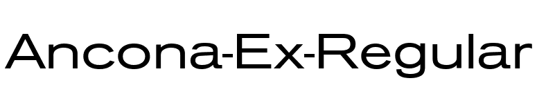 Ancona-Ex-Regular font preview