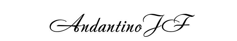 AndantinoJF font preview
