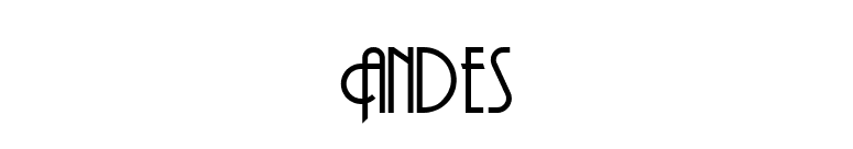 Andes font preview